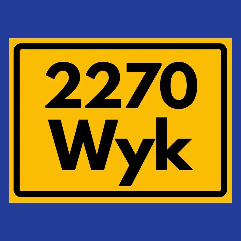 OLD POSTCODE POSTCODE RETRO 2270 WYK – FÖHR INSEL