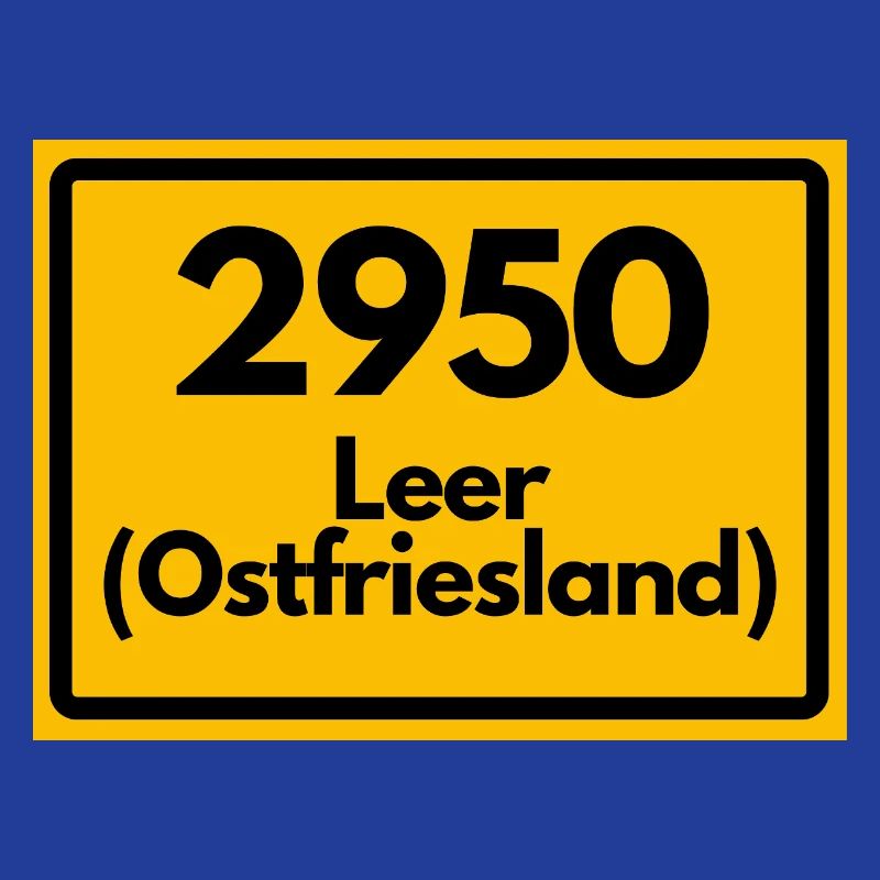OLD POSTCODE ZIP CODE RETRO 2950 LEER EAST FRISIA