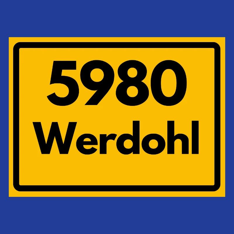 ANCIEN CODE POSTAL RÉTRO 5980 WERDOHL HEIMAT