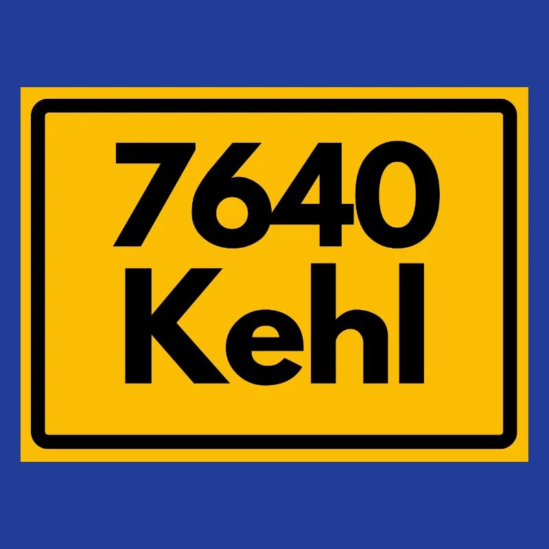OLD POSTCODE RETRO 7640 KEHL HEIMATSTOLZ