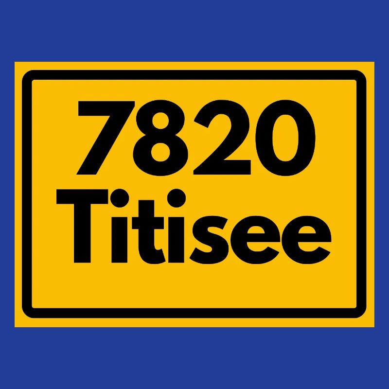 OLD POSTCODE POSTCODE RETRO 7820 TITISEE HEIMAT