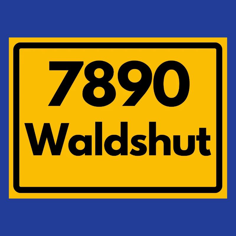 OLD POSTCODE POSTCODE RETRO 7890 WALDSHUT HEIMAT