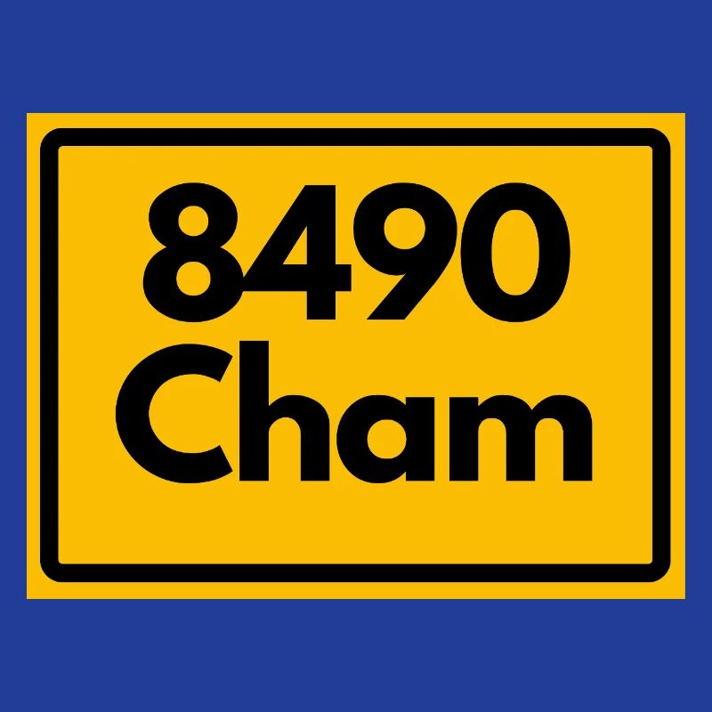 ANCIEN CODE POSTAL RETRO 8490 CHAM HEIMATSTOLZ