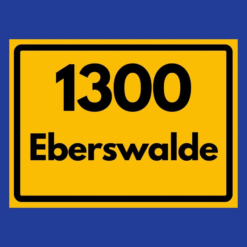 OLD POSTCODE ZIP CODE RETRO 1300 EBERSWALDE HEIMAT