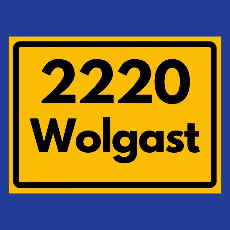 OLD POSTCODE POSTCODE RETRO 2220 WOLGAST HEIMAT