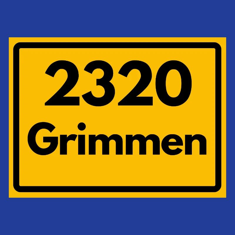 OLD POSTCODE POSTCODE RETRO 2320 GRIMMEN HEIMAT
