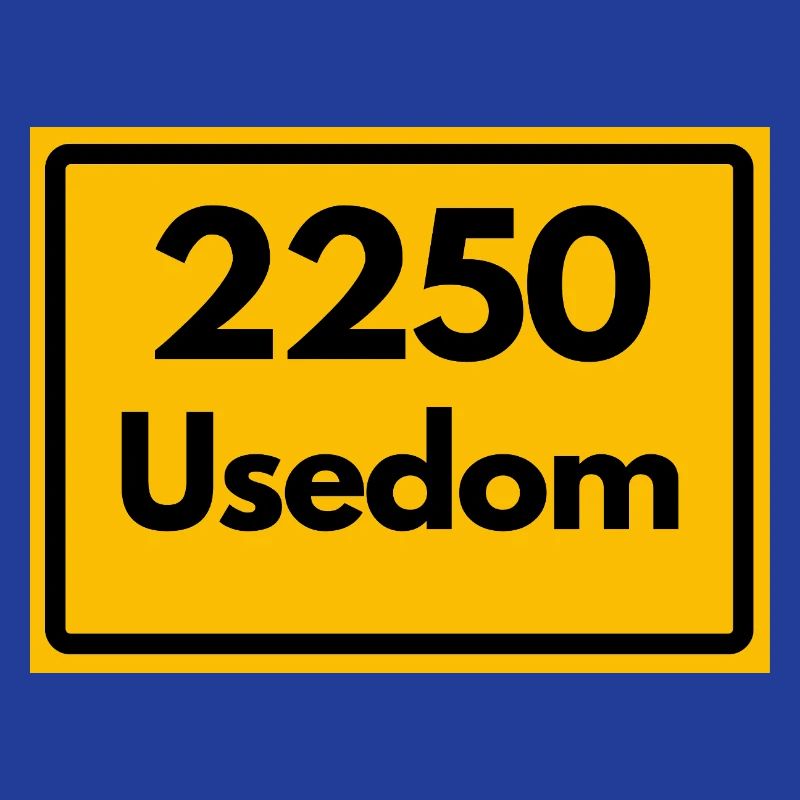 OLD POSTCODE POSTCODE RETRO 2250 USEDOM HEIMAT
