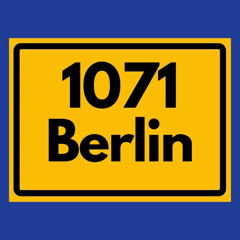 OLD POSTCODE 1071 BERLIN BERLIN OSTALGIE