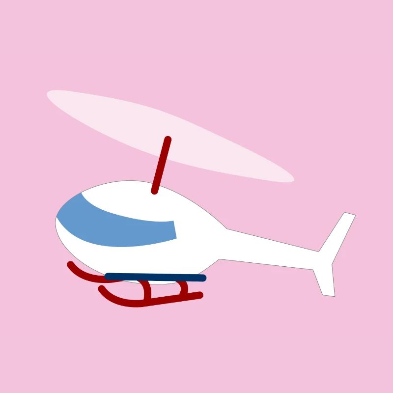Hélicoptère blanc