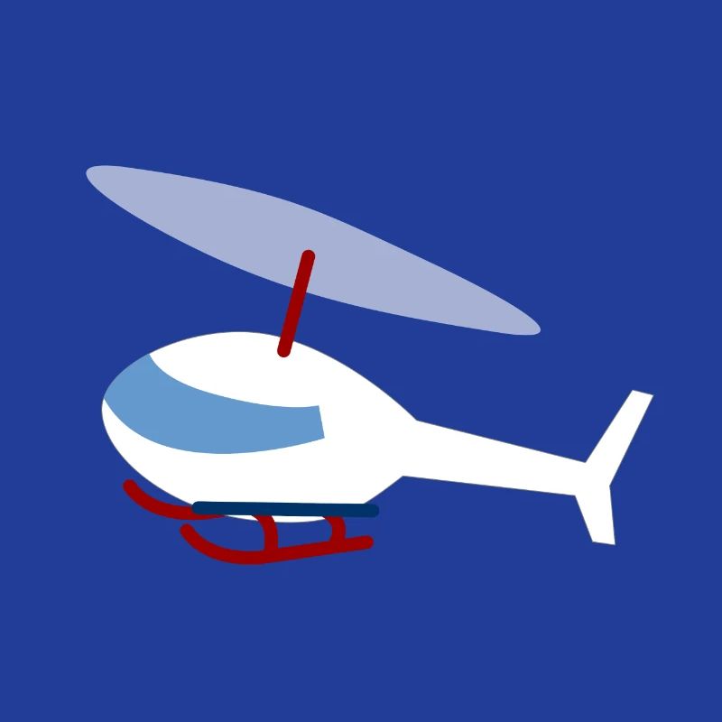 Weißer Hubschrauber / Helicopter