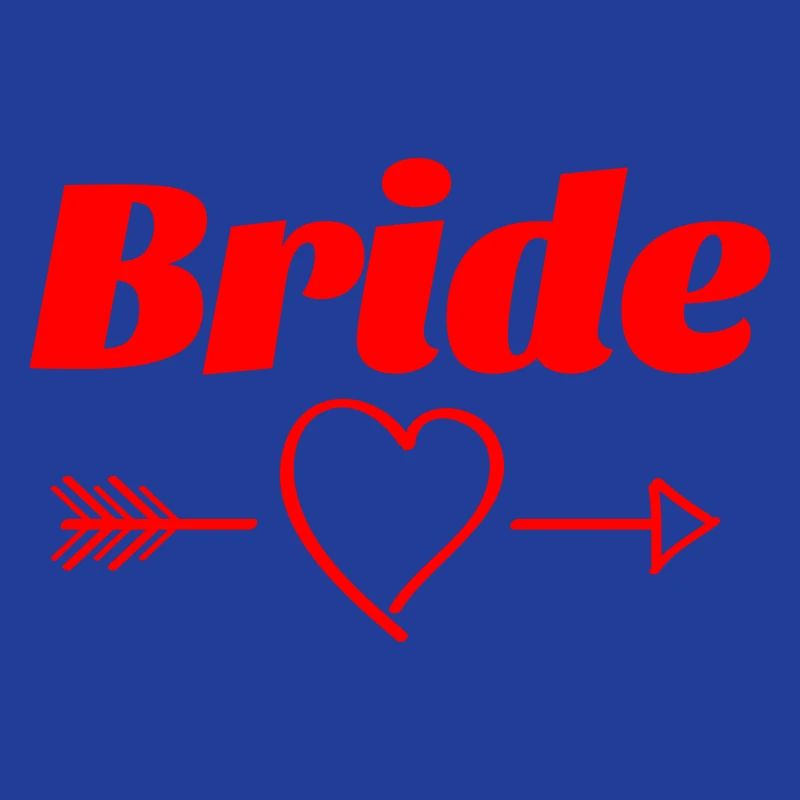 Conception de flèche de coeur de mariée