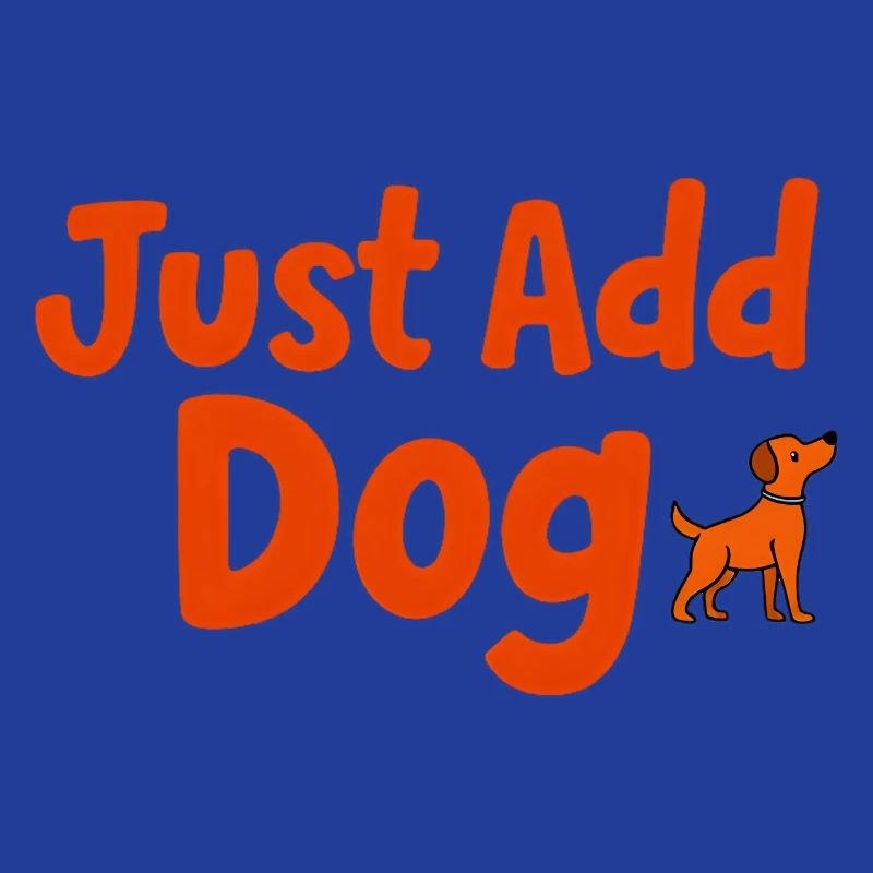 Ajoutez simplement l’impression de chien