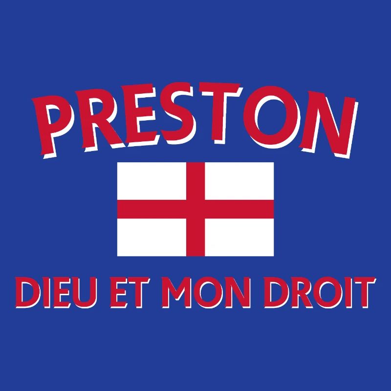 Écusson Preston Angleterre avec devise