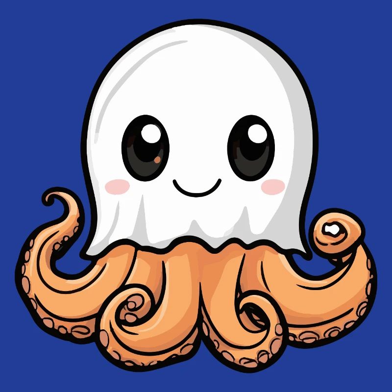 Oktopus Halloween Geist