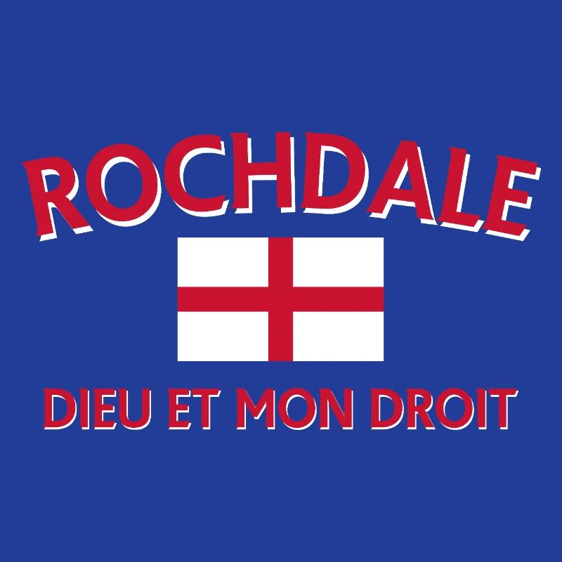 Devise du drapeau anglais de Rochdale
