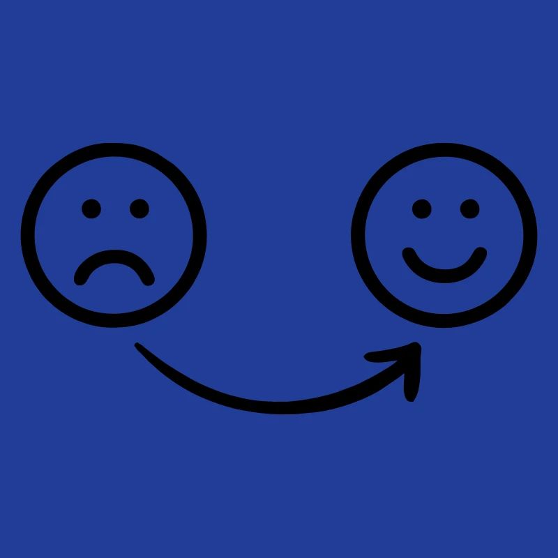 From sad to cheerful transparency
