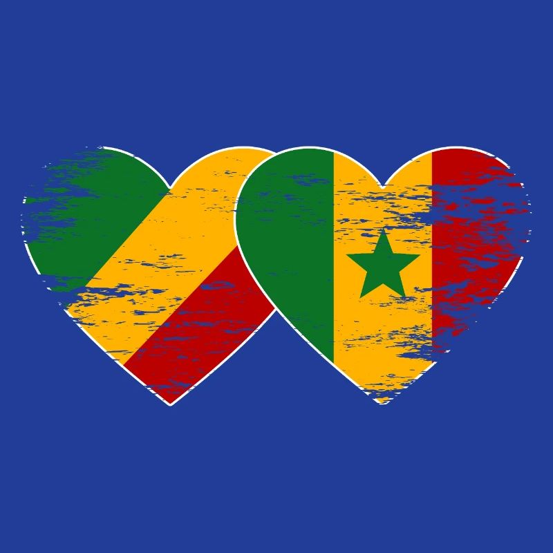 Drapeau Congo-Sénégal utilisé