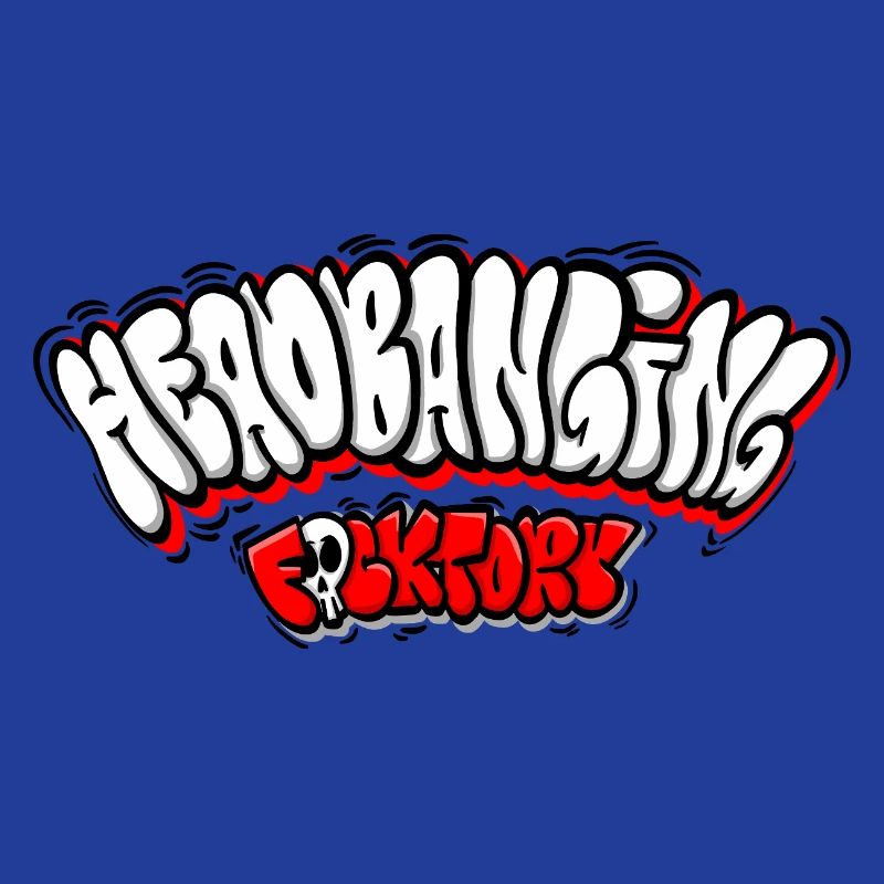 Headbanging-Netzwerk-Graffiti