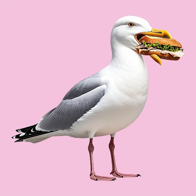 Silbermoewe-mit-Fischbroetchen