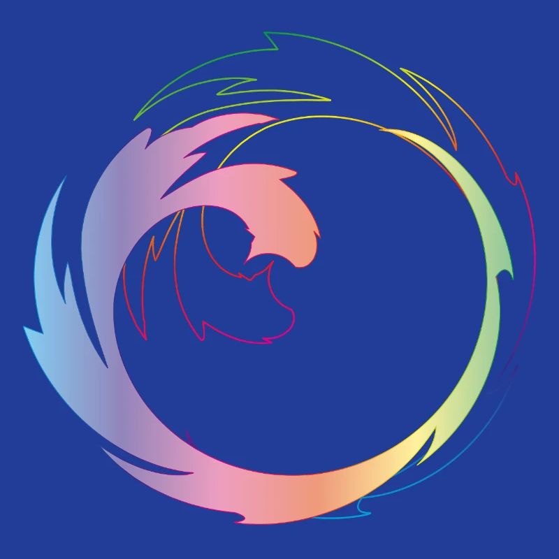 Roue chromatique créative comme cadre de design dynamique