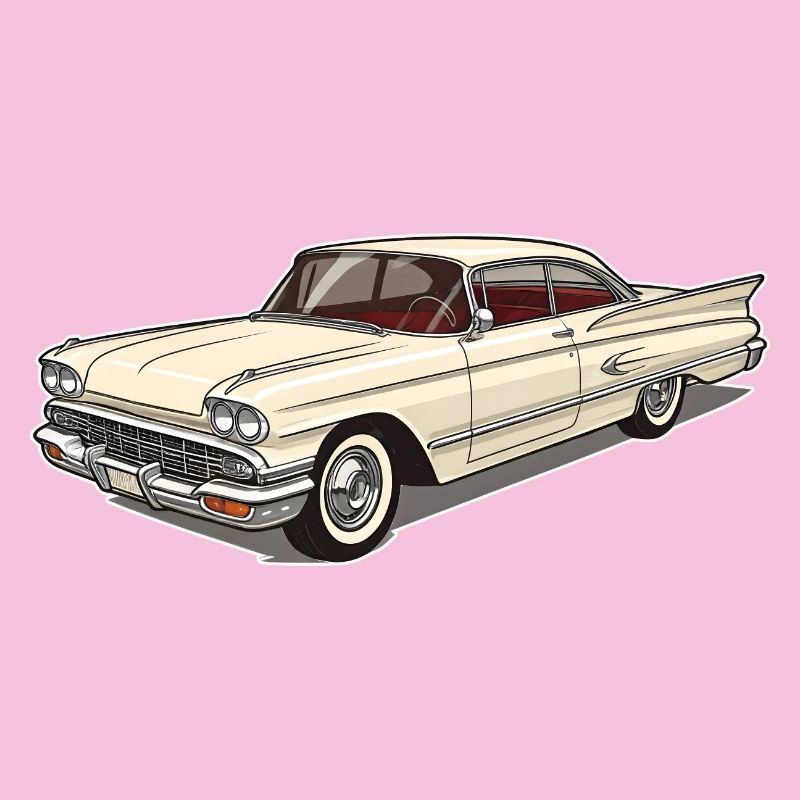 Klassischer Oldtimer - Elegantes Retro-Autodesign