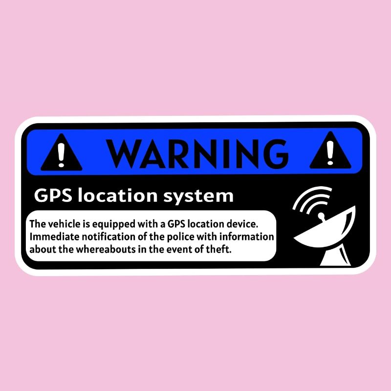 Alerte GPS Sticker