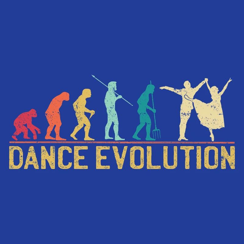 Dance Evolution Silhouette Design