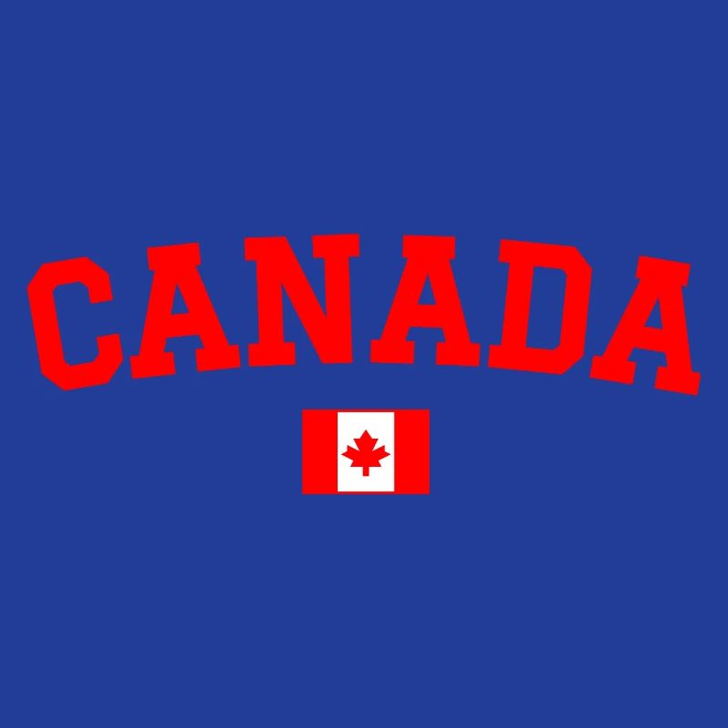 Canada Flag Design Red