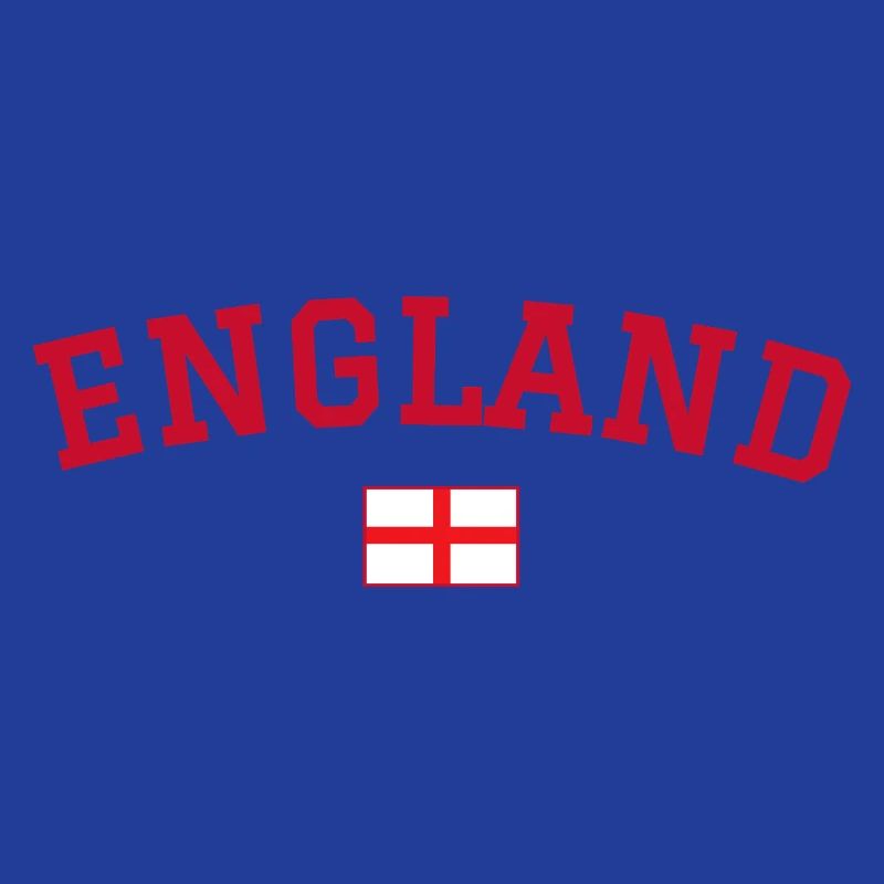 England Flagge Design Rot