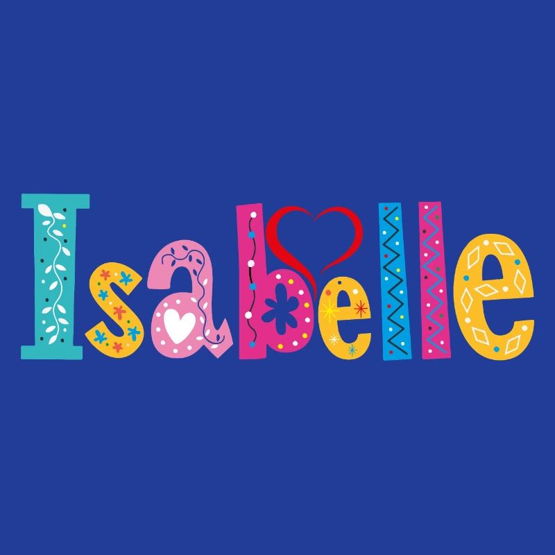 Personalisierter Isabelle-Name