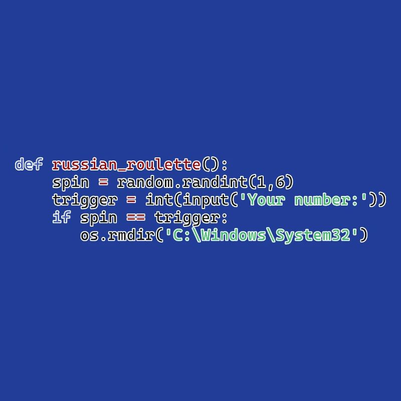 Python Russisches Roulette