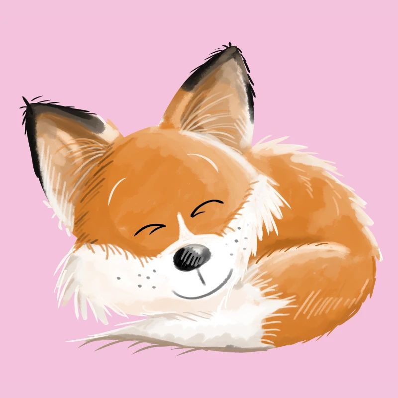 Fox is so tired - foxes - red fox - sleeping