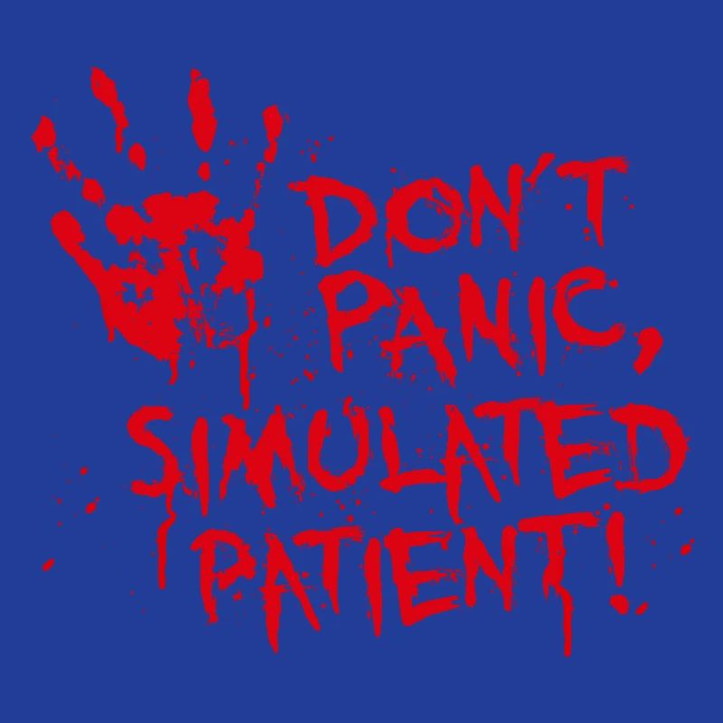 Don't Panic simulated patient first aid instructor