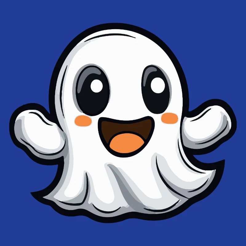 Geist Halloween Niedlich Comic