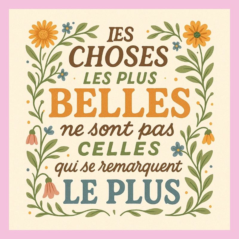 Les Choses Les Plus Belles