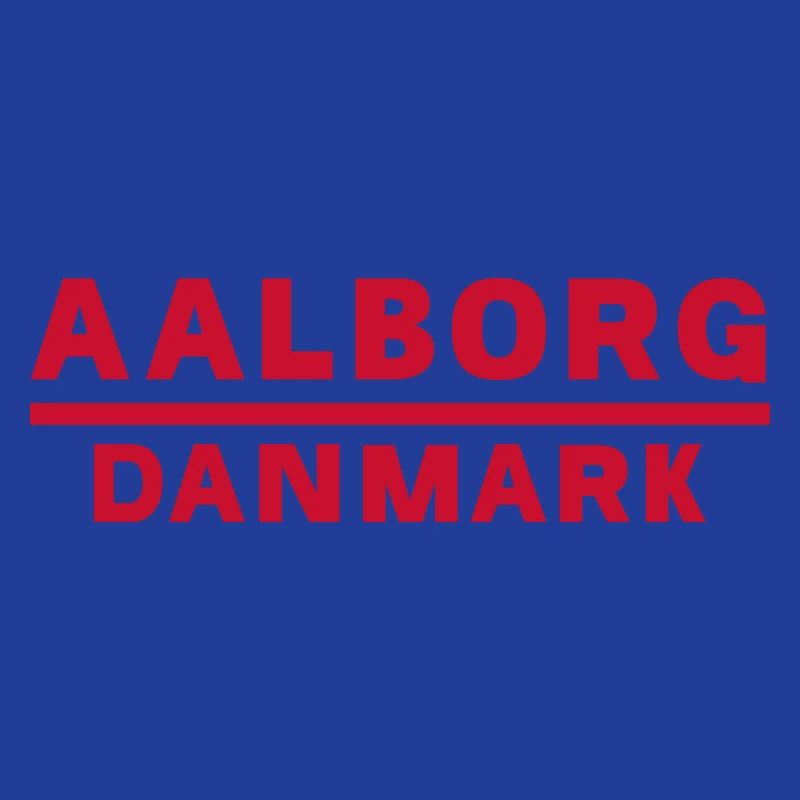 Aalborg, Danemark, Rouge Conception de texte