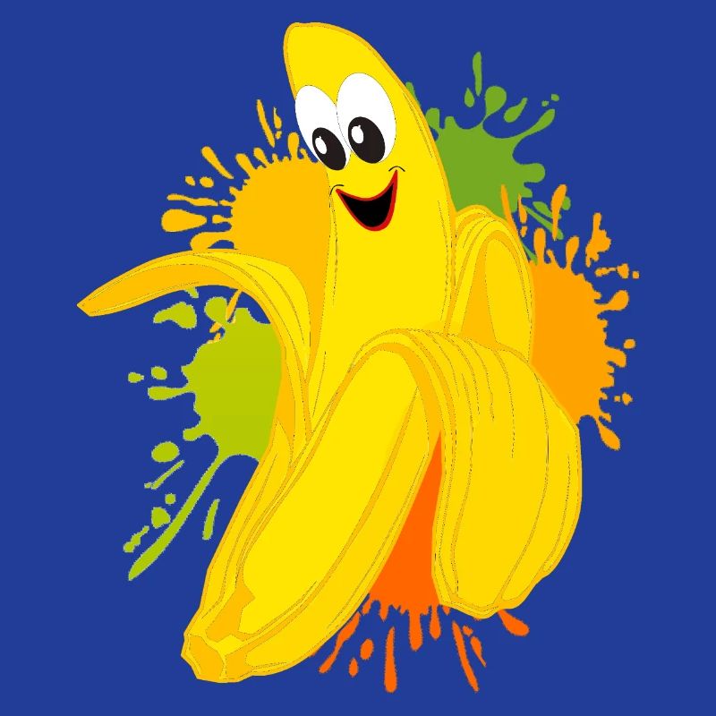 Explosion de couleur banane joyeuse