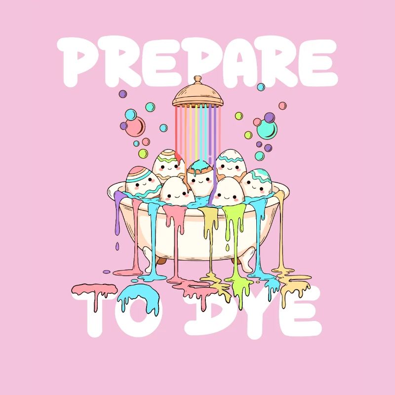 Prepare To Dye Funny Easter Egg Pun