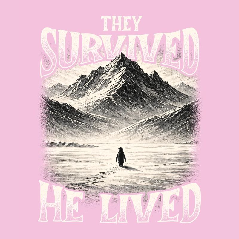 They Survived He Lived Penguin Meme Existential