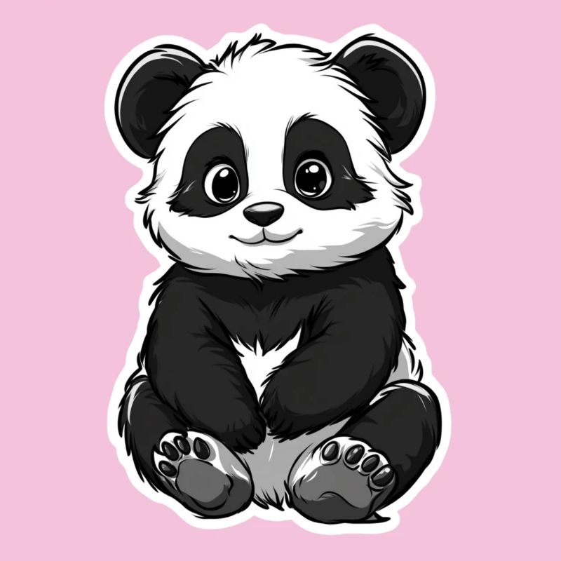 Ours panda mignon