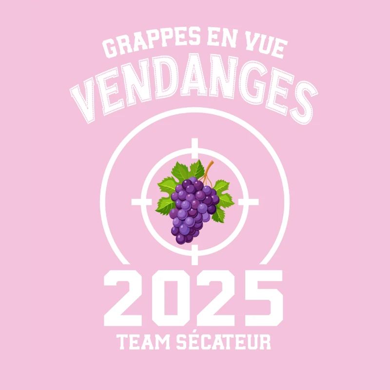 Vendanges 2025 Grappe de Vigne et Cible