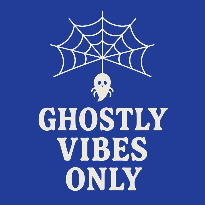 Geistlicher Spinnenweb-Print mit Geist
