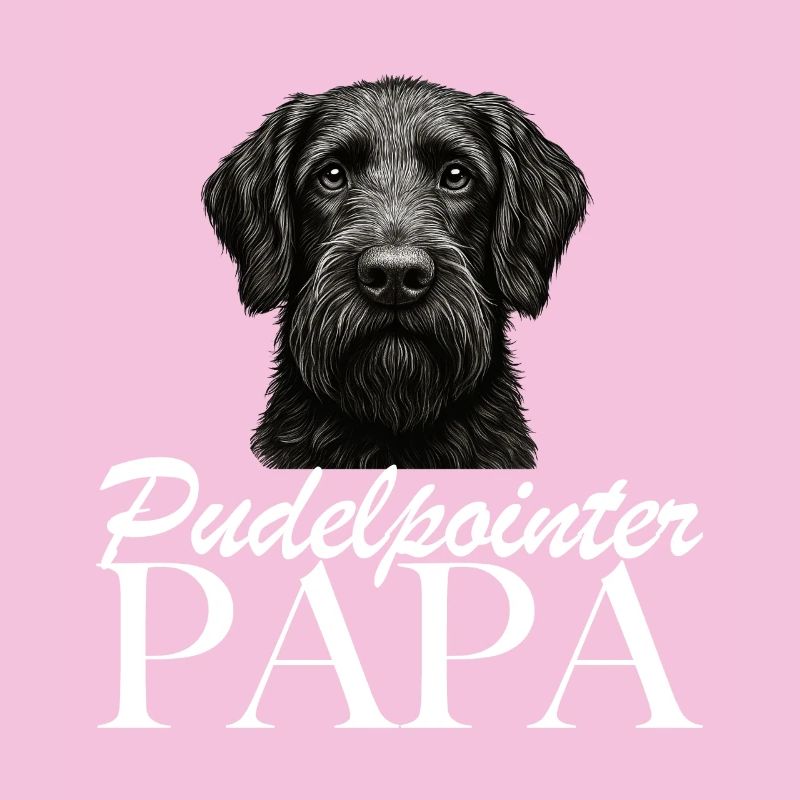 Papa caniche pointer