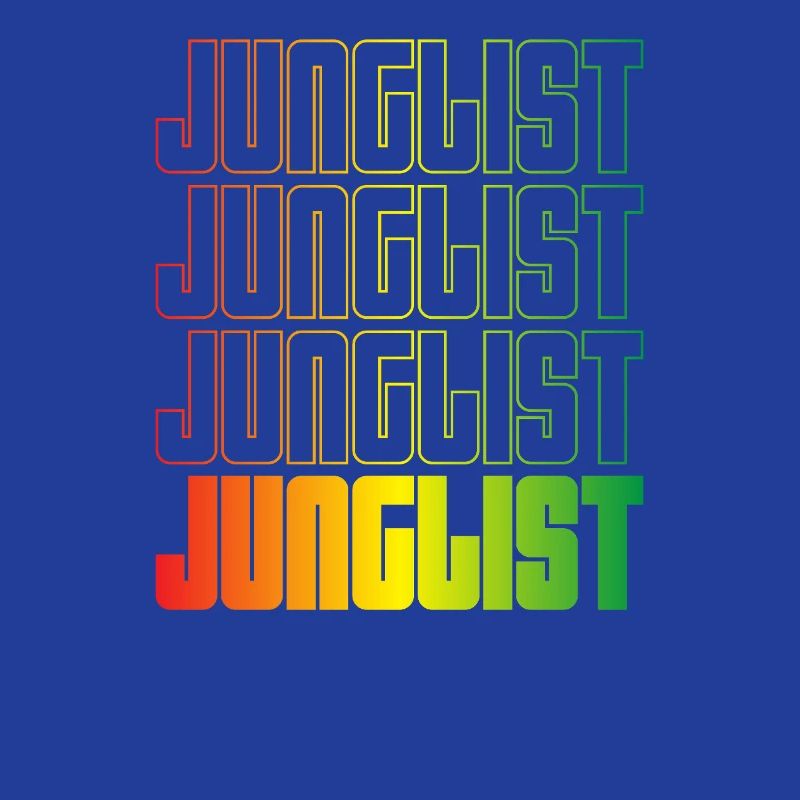 Junglist Gradient Text DNB