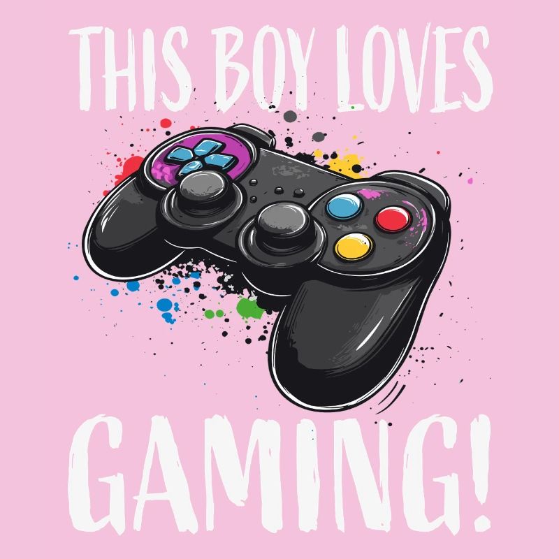 Junge liebt Gaming Controller