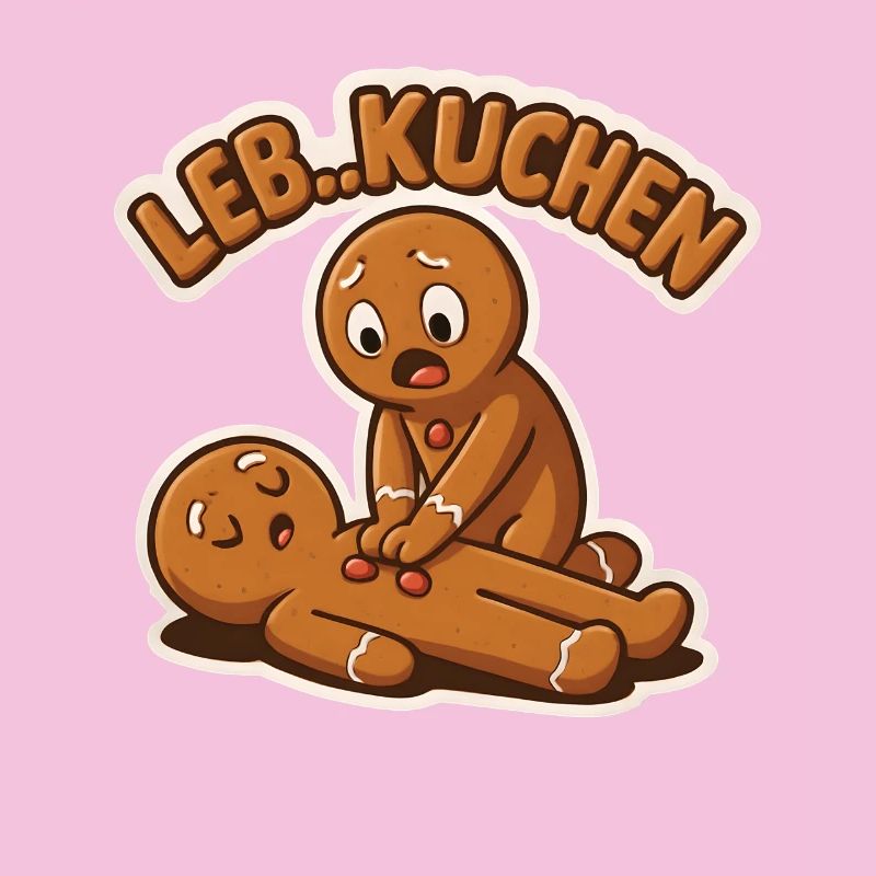 Cake Gingerbread First Aid Saying Funny
