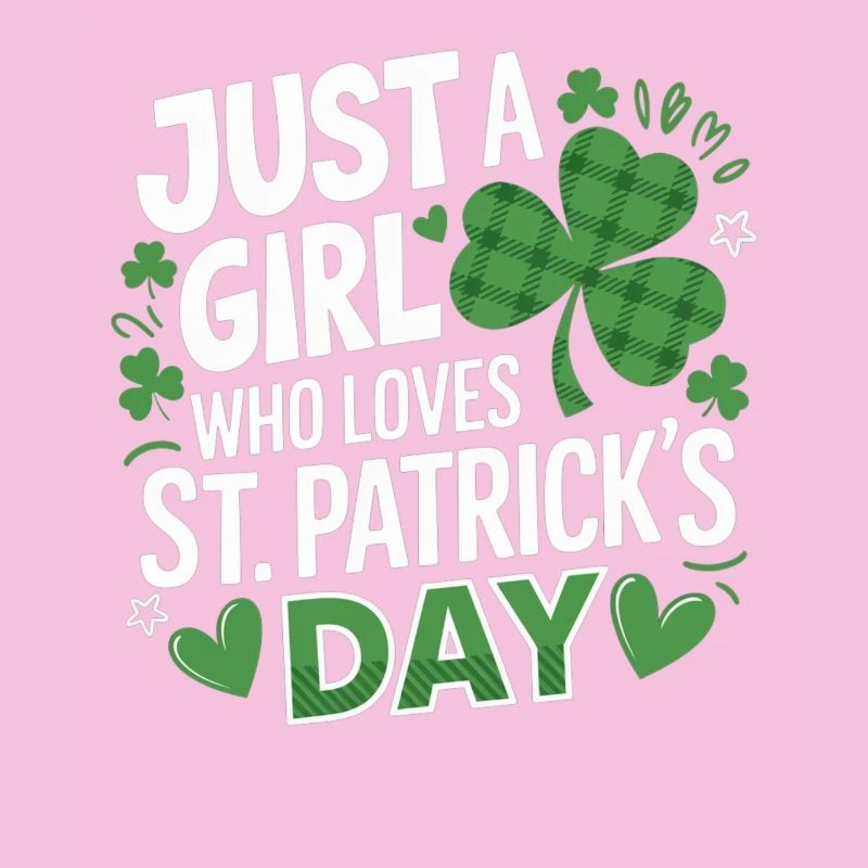 Nur ein Mädchen liebt St. Patrick's Day