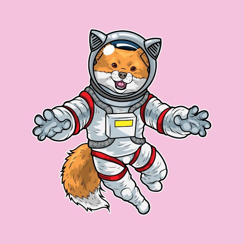 Fox Astronaut Space