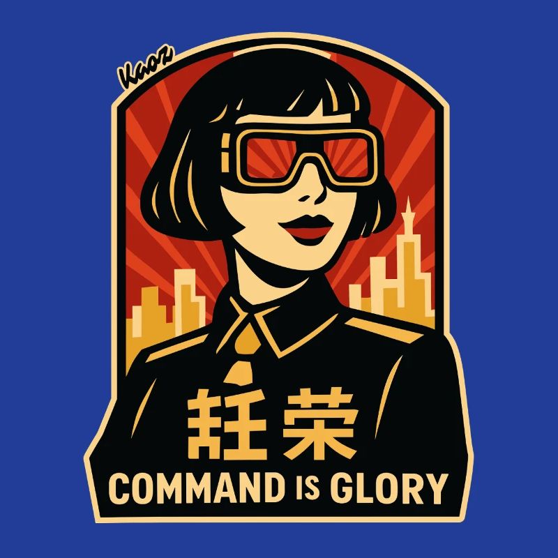 Affiche rétro de Command Is Glory