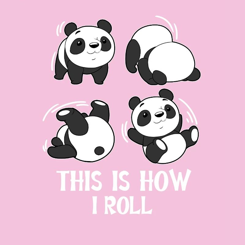 Panda Roll Somersault Roller Gymnastics
